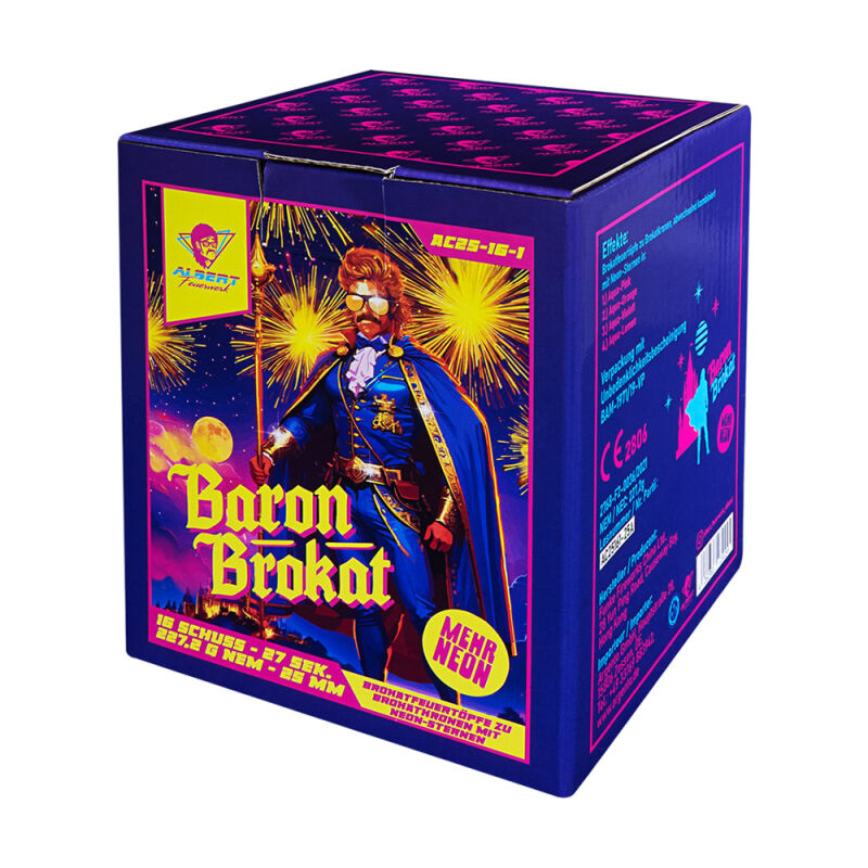 Baron Brokat 16-Schuss-Feuerwerk-Batterie von Albert Feuerwerk ab 10.5€ jetzt bestellen