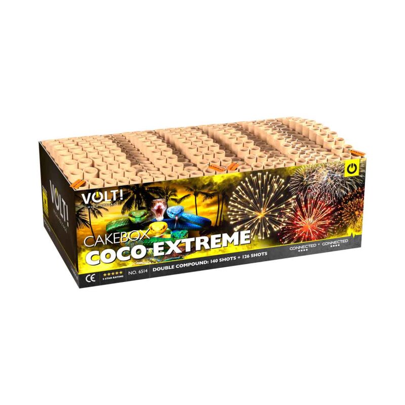 Coco Extreme 266-Schuss-Feuerwerk-Verbund (Double Compound) von VOLT! Fireworks ab 297.49€ jetzt bestellen