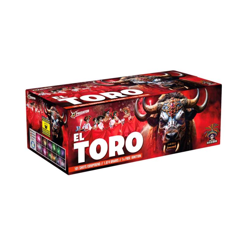 El Toro 101-Schuss-Feuerwerk-Verbund von Lesli ab 104.54€ jetzt bestellen
