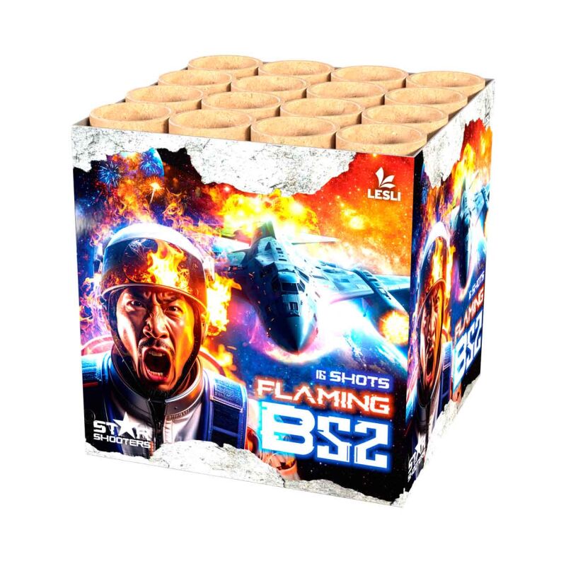 Flaming B52 16-Schuss-Feuerwerk-Batterie von Lesli ab 11.48€ jetzt bestellen