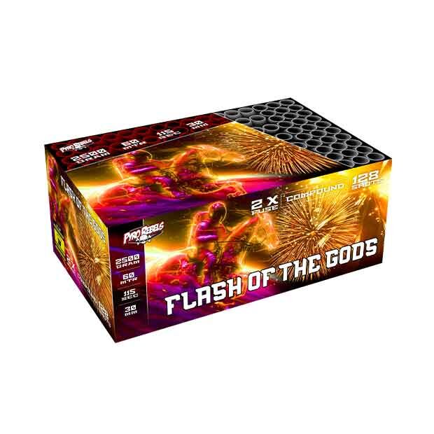 Flash of the Gods 128-Schuss-Feuerwerkverbund von Geisha-Rubro ab 254.99€ jetzt bestellen