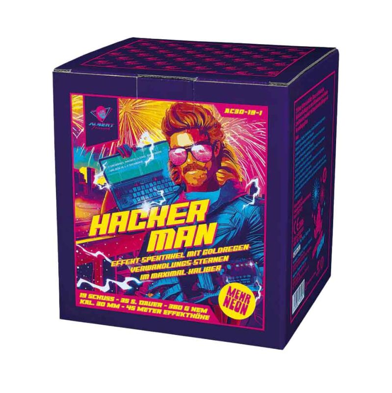Hacker Man 19-Schuss-Feuerwerk-Batterie von Albert Feuerwerk ab 24.9€ jetzt bestellen
