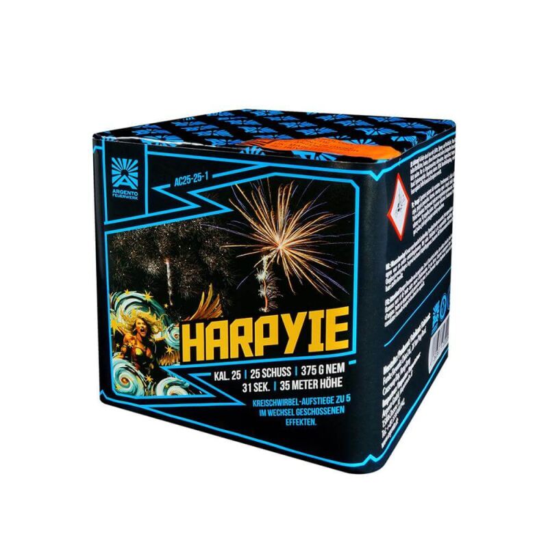 Harpyie 25-Schuss-Feuerwerk-Batterie von Argento Feuerwerk ab 19.5€ jetzt bestellen