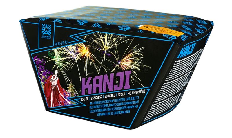 Kanji 25-Schuss-Feuerwerk-Batterie von Argento Feuerwerk ab 34€ jetzt bestellen