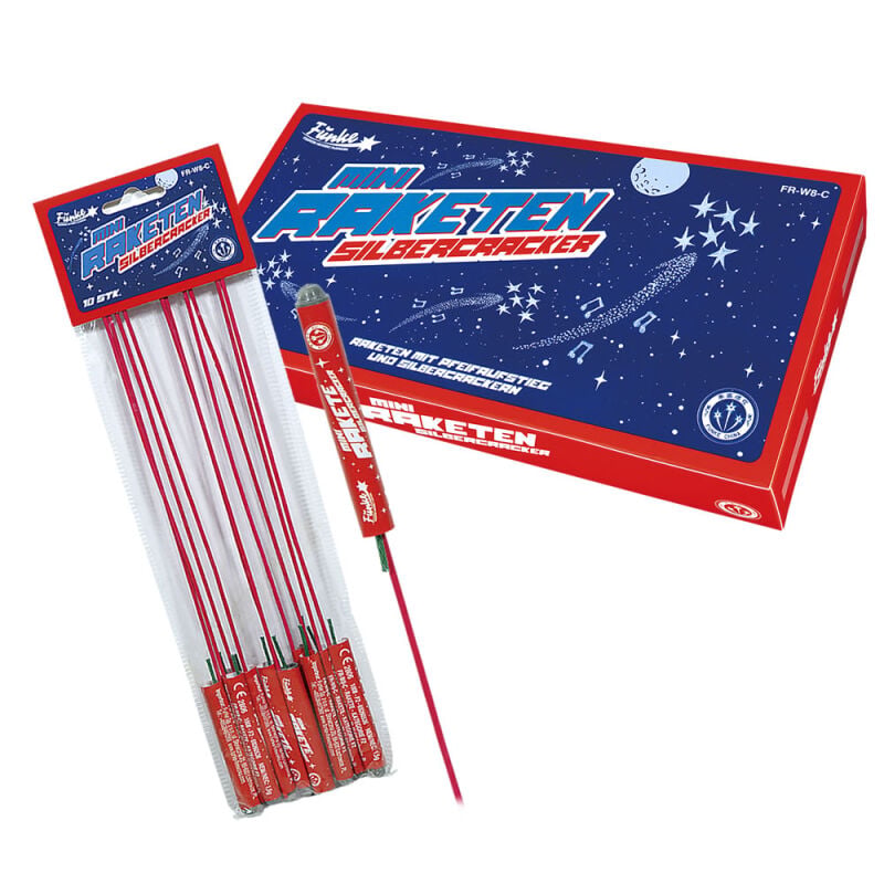 Mini-Raketen Silbercracker 10er Set von Funke ab 2.4€ jetzt bestellen