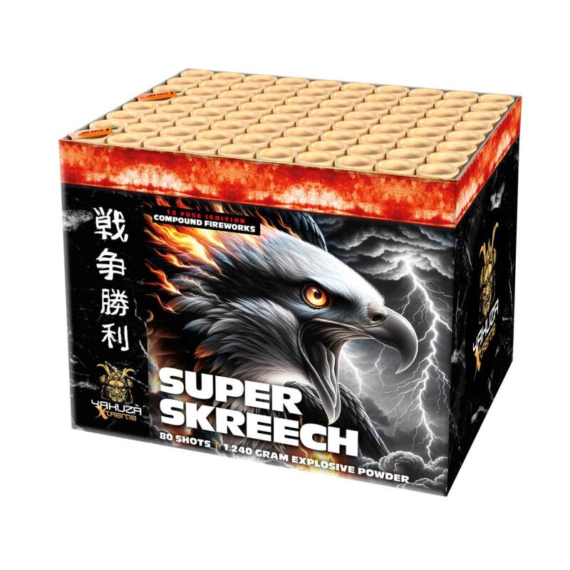 Super Skreech 80-Schuss-Feuerwerk-Verbund von Lesli ab 123.24€ jetzt bestellen