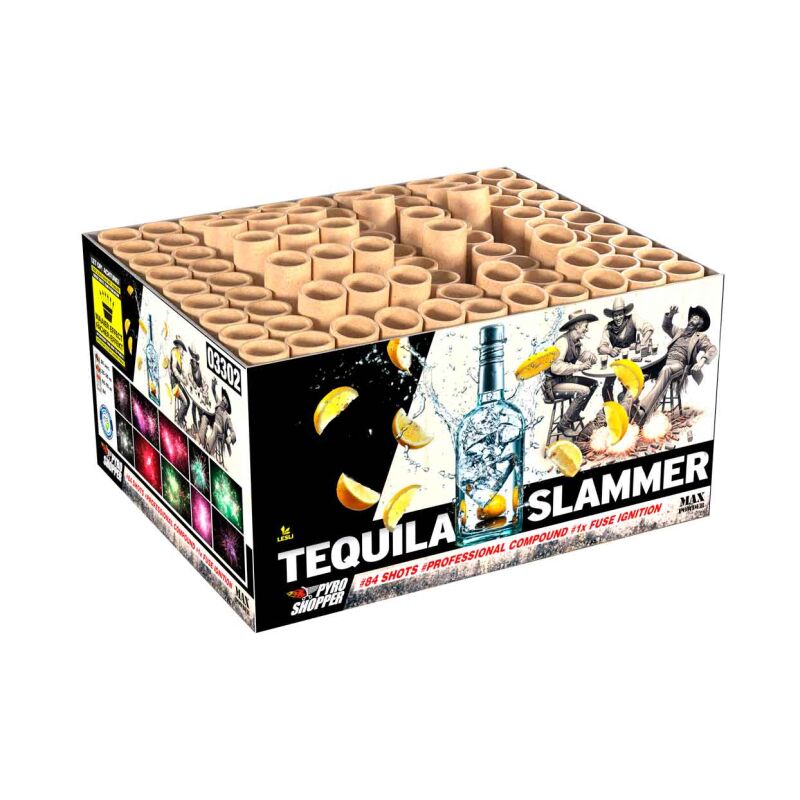 Tequila Slammer 84-Schuss-Feuerwerk-Verbund von Lesli ab 76.49€ jetzt bestellen
